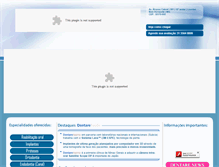 Tablet Screenshot of dentaresaude.com.br